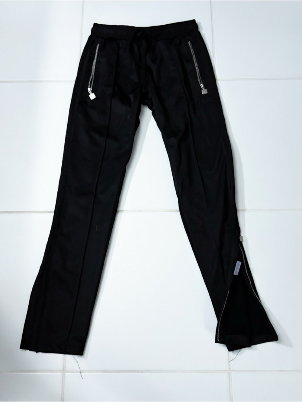adidas Black Zip Pocket Track Pants